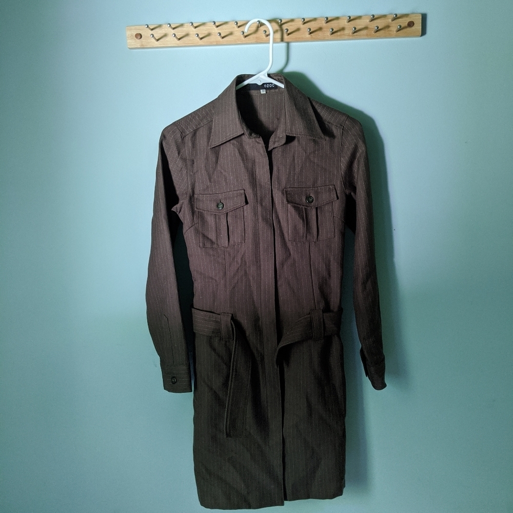 Japanese Brand Wool Utility Dress
